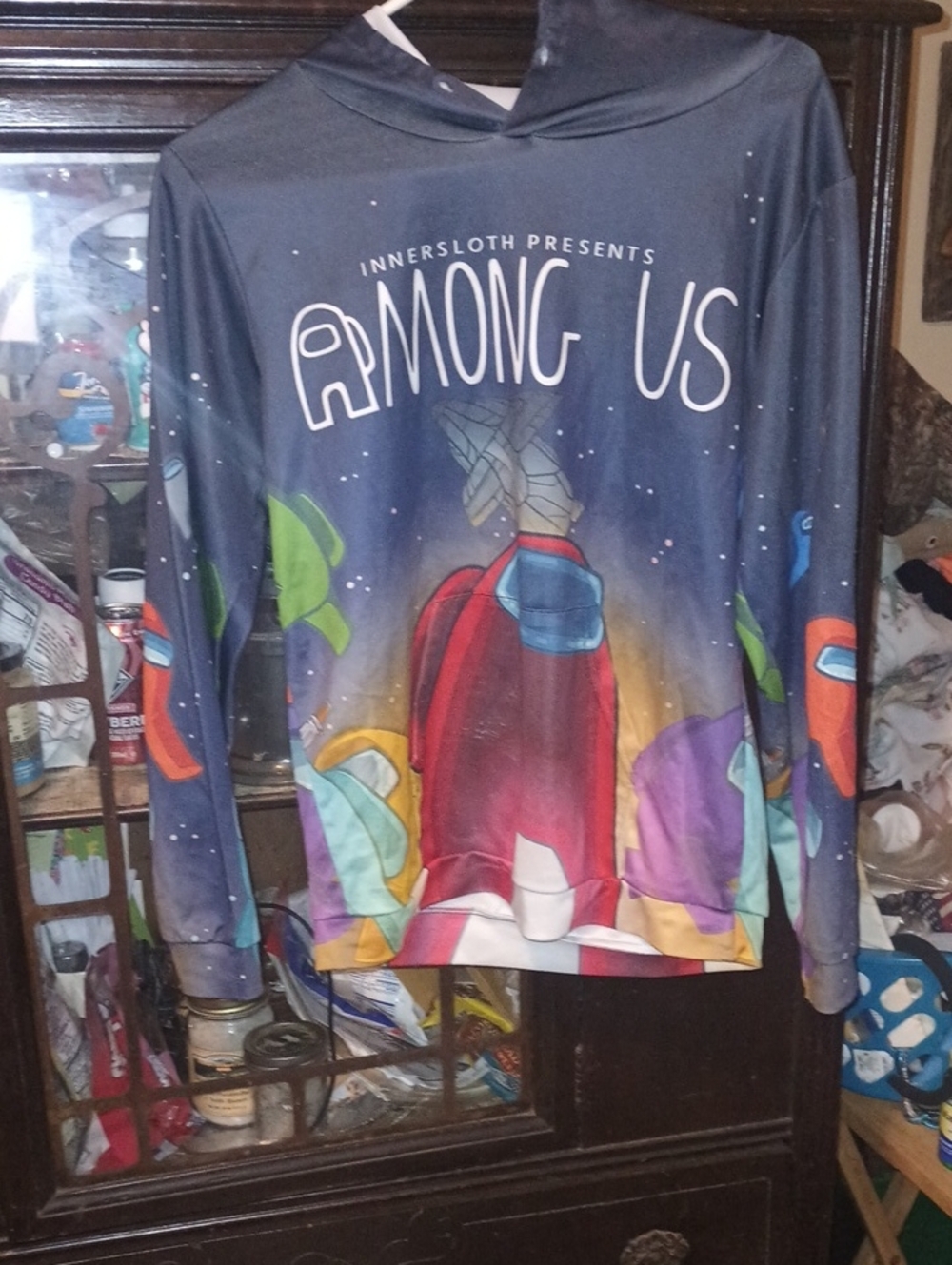 Among Us Kids Hoodie - Multicolor Space Crew Design